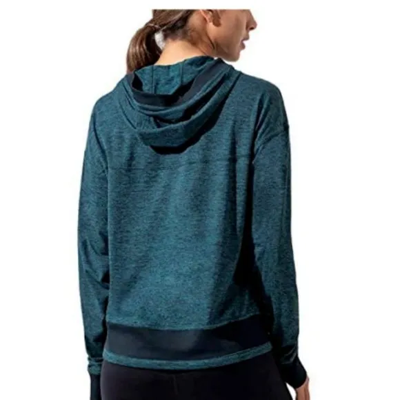 Mondetta Womens Ultra-Soft Pullover Hoodie Purple Melange
