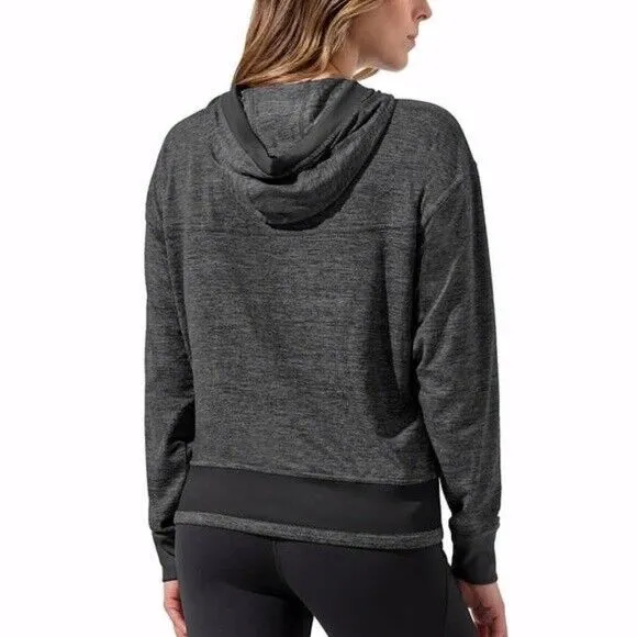 Mondetta Womens Ultra-Soft Pullover Hoodie Purple Melange