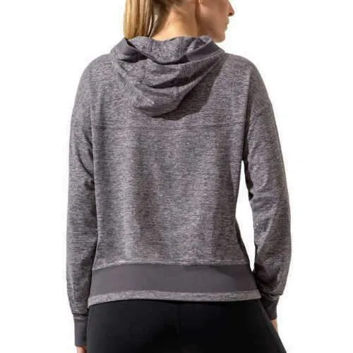 Mondetta Womens Ultra-Soft Pullover Hoodie Purple Melange