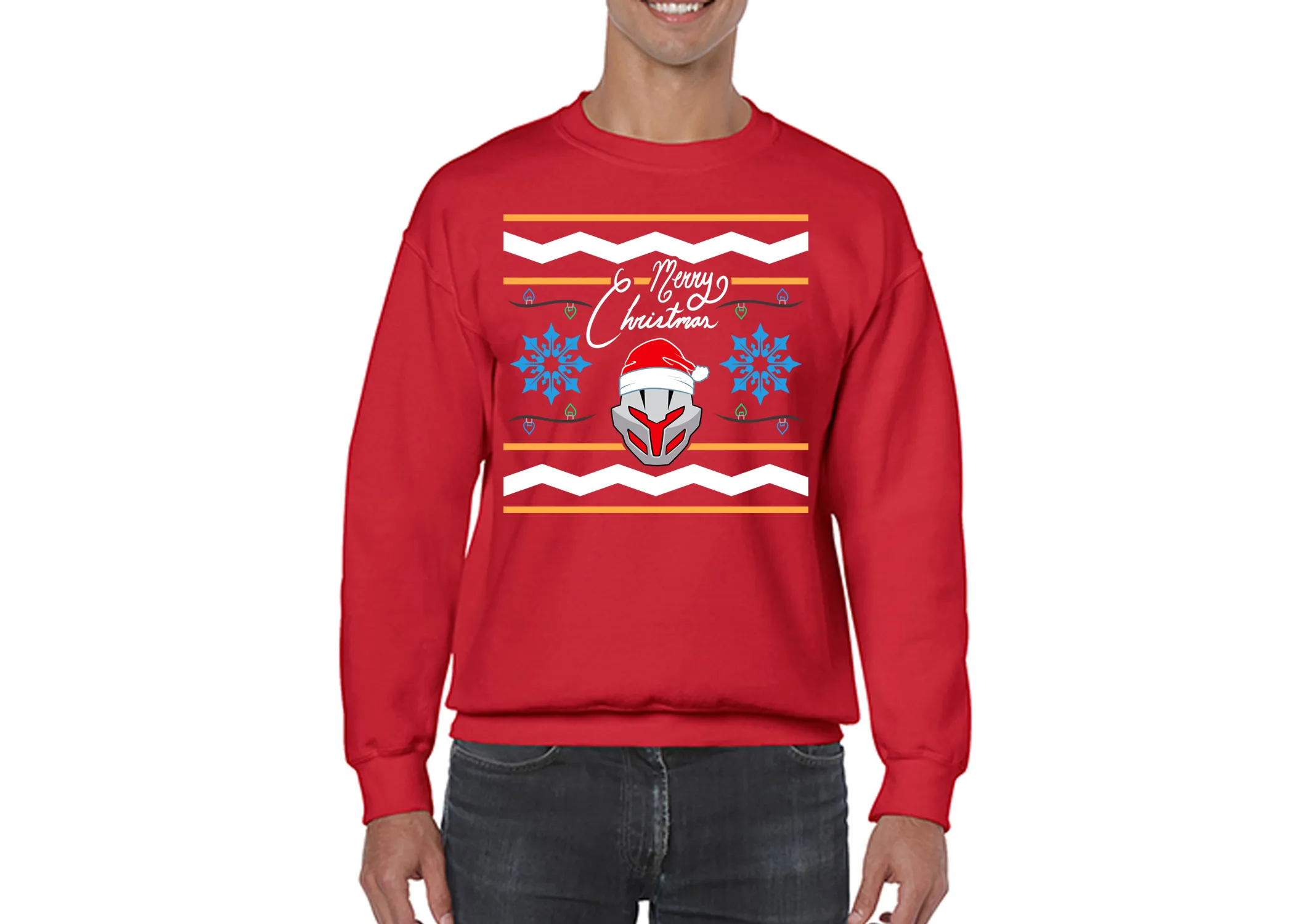 MOON Limited Edition Christmas Sweater (Red & White)