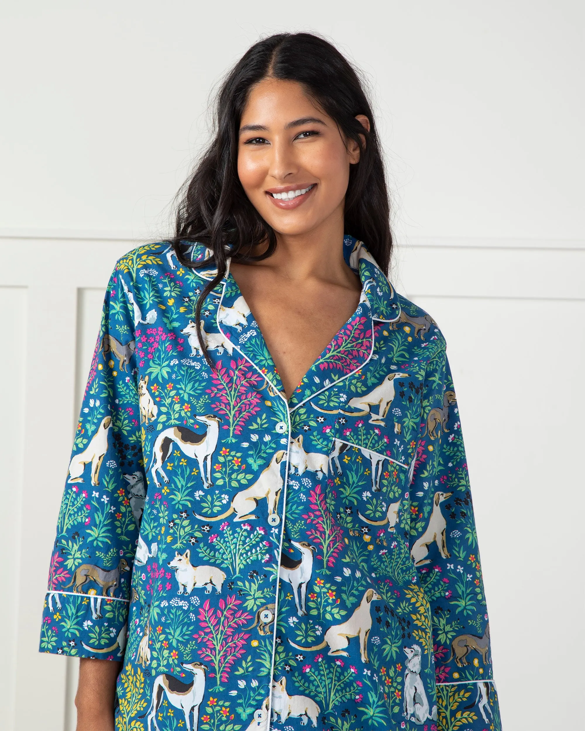 Must Love Dogs - Sleep Shirt - Indigo
