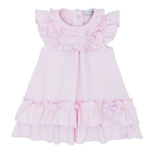 NAPOLI Girls dress with satin bow