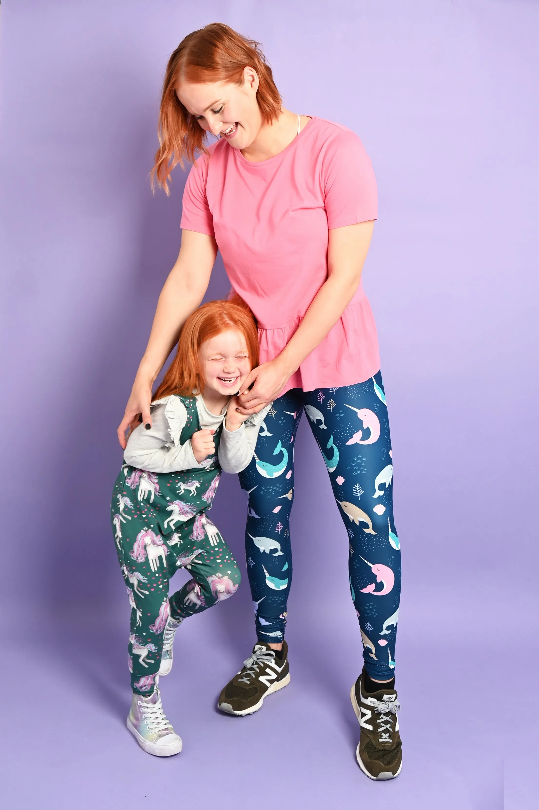 Narwhals Women's Activewear Leggings - Tall 33" inside leg