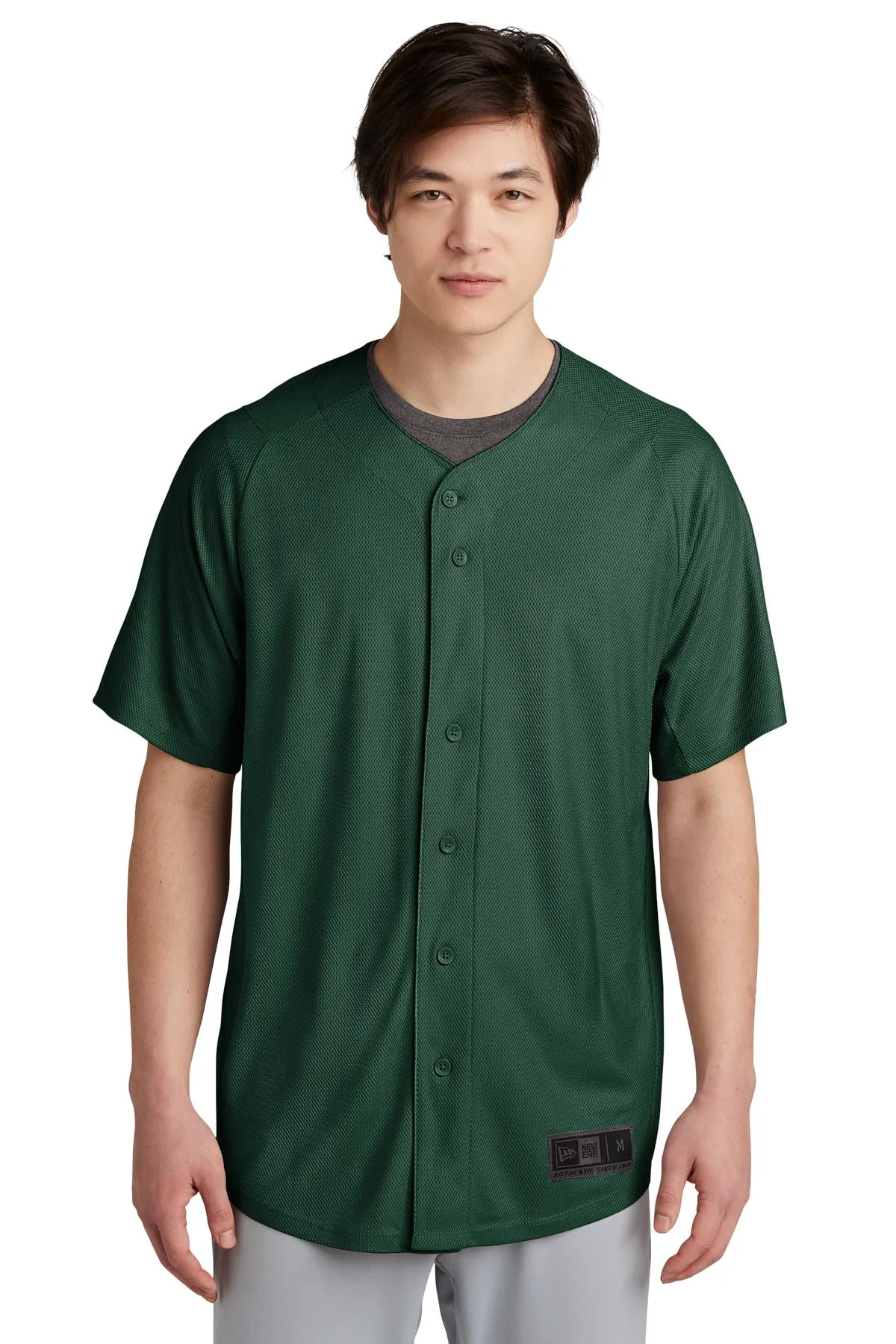 New Era  ®  Diamond Era Full-Button Jersey. NEA220 Plus Size