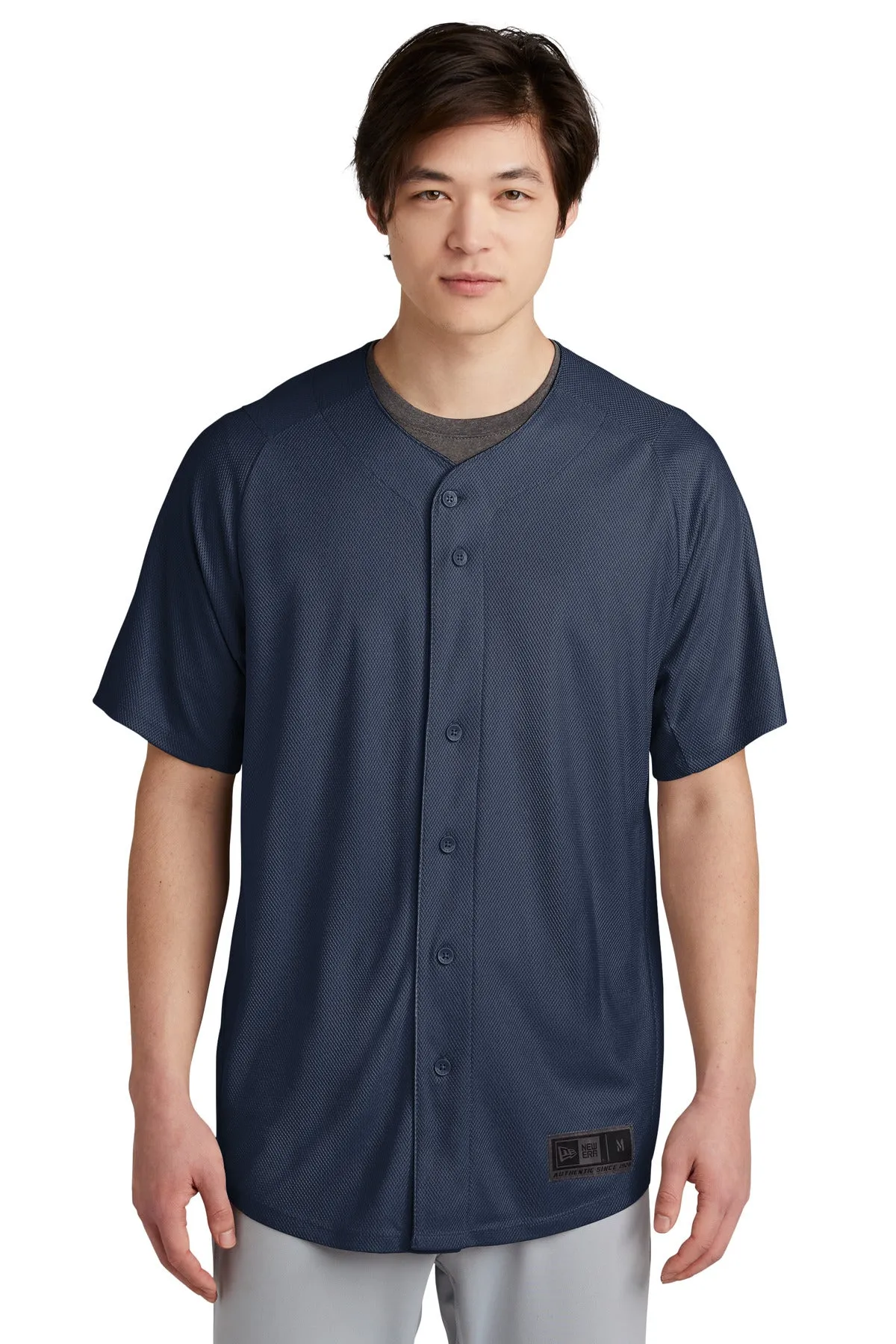 New Era  ®  Diamond Era Full-Button Jersey. NEA220 Plus Size