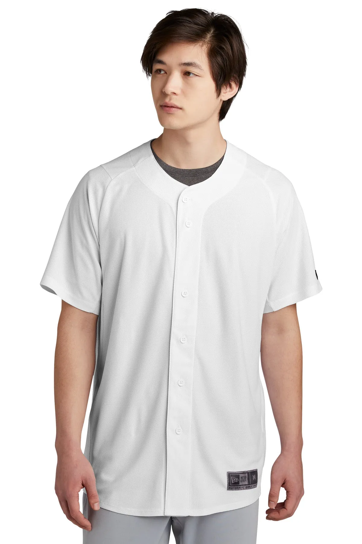 New Era  ®  Diamond Era Full-Button Jersey. NEA220 Plus Size