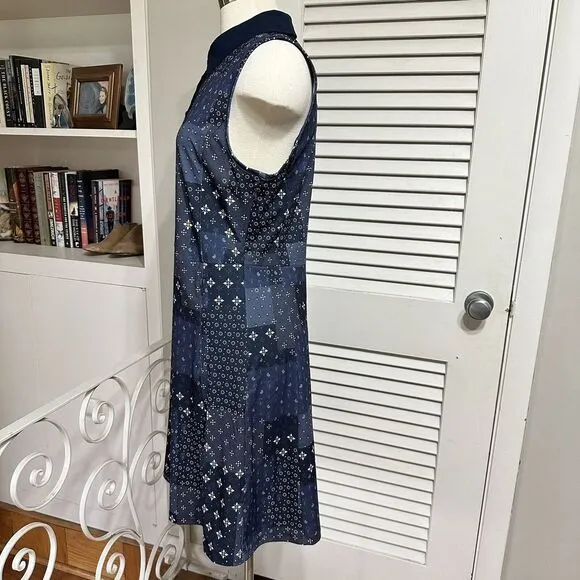 NEW G/Fore G4 Boro Women's Patchwork Golf Dress 10 Twilight Athletic Sport NWT‎