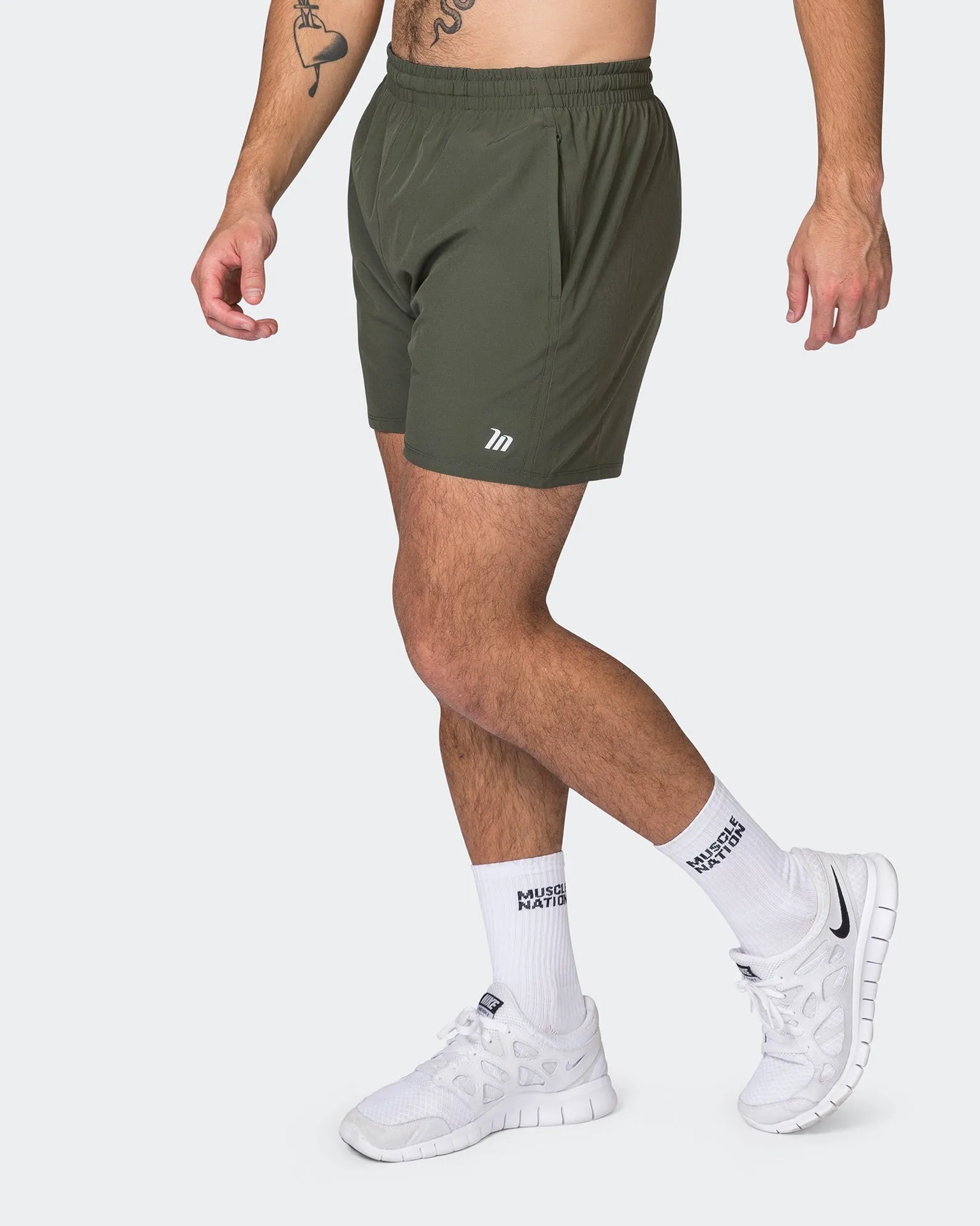 New Heights 4" Shorts - Dark Khaki