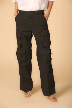 New Hunter women's cargo pants in gabardine relaxed fit