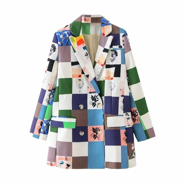 New Lapel Long Sleeve Loose Fit  Jacket