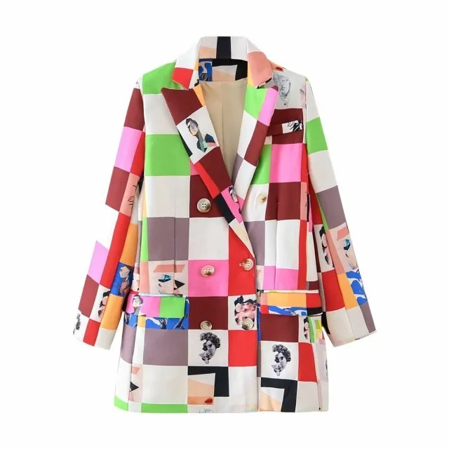 New Lapel Long Sleeve Loose Fit  Jacket