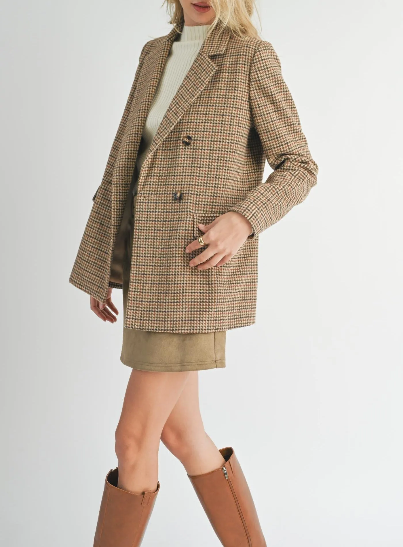 Nicola Houndstooth Blazer