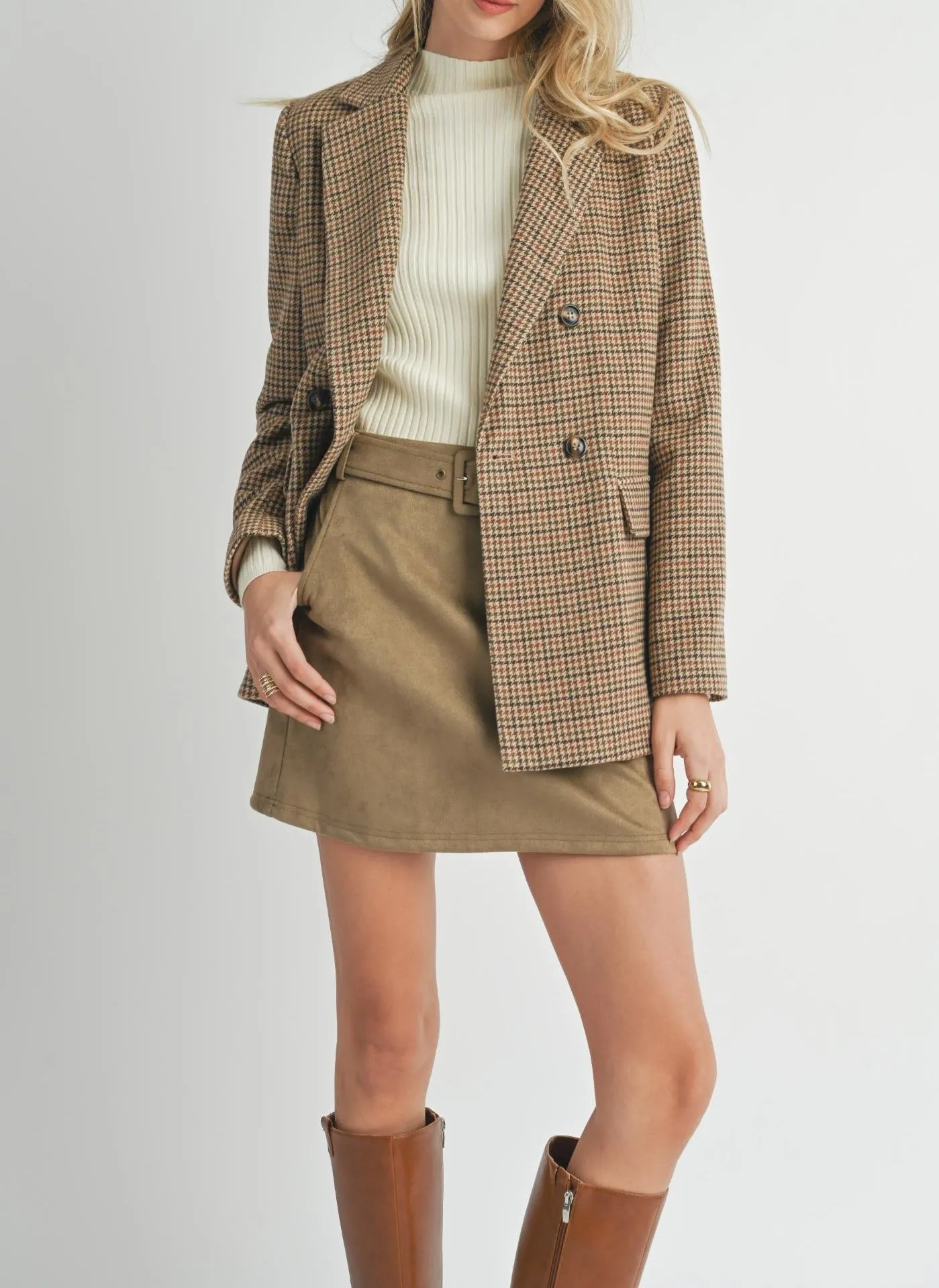 Nicola Houndstooth Blazer
