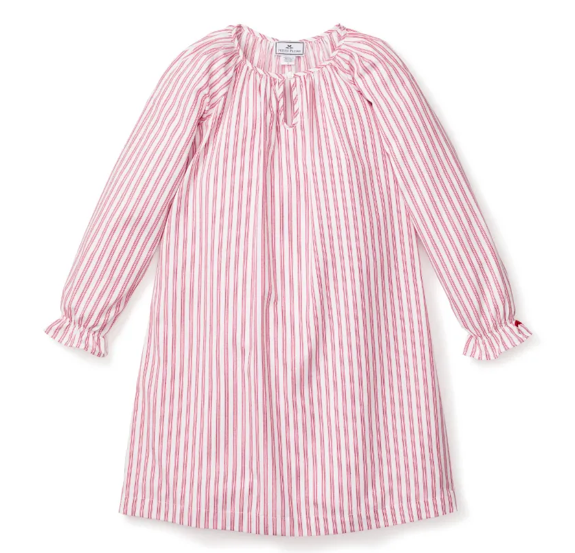 Nightgown | Antique Red Ticking