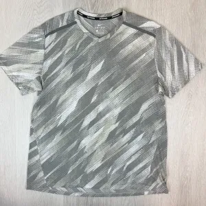 Nike Running Mens Grey Activewear T-Shirt Size XL