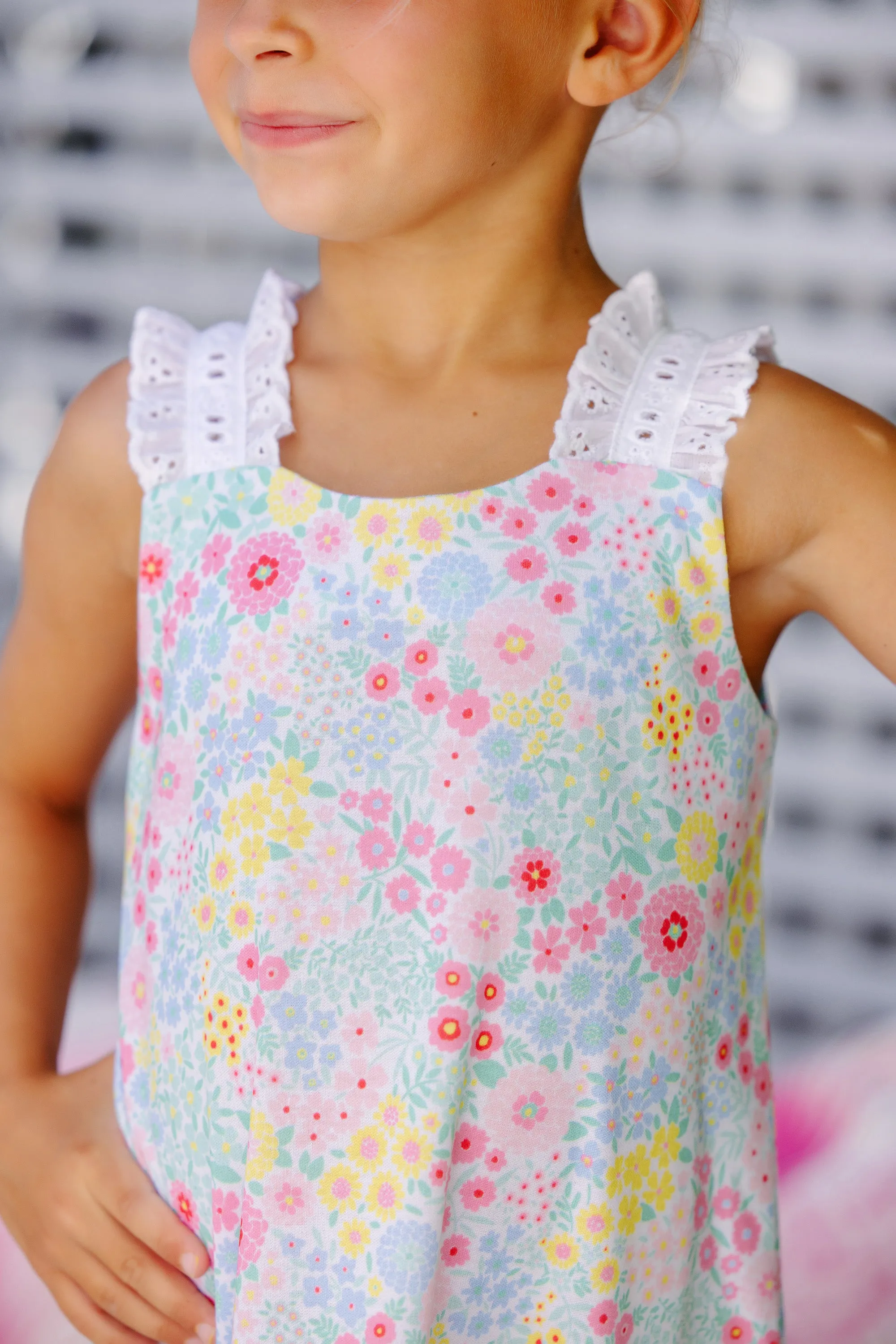Nora's Nightgown - Merry Little Meadow with Worth Avenue White