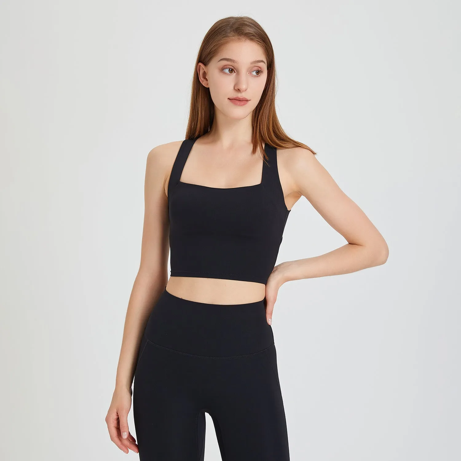 Nude Feel Seamless Shockproof Sports Bra | Ultra-Comfortable Activewear for Women