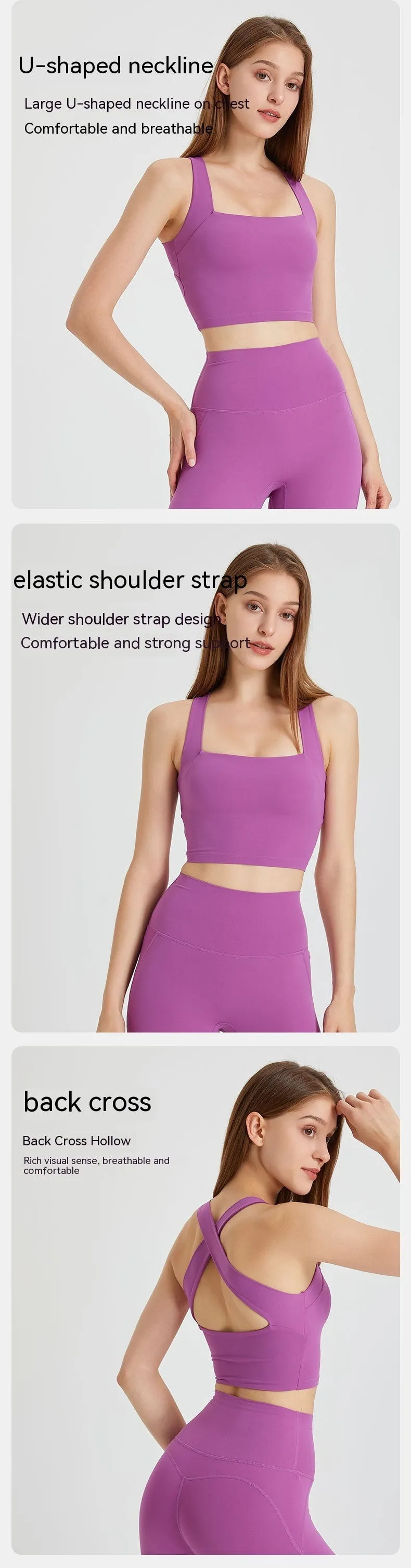 Nude Feel Seamless Shockproof Sports Bra | Ultra-Comfortable Activewear for Women