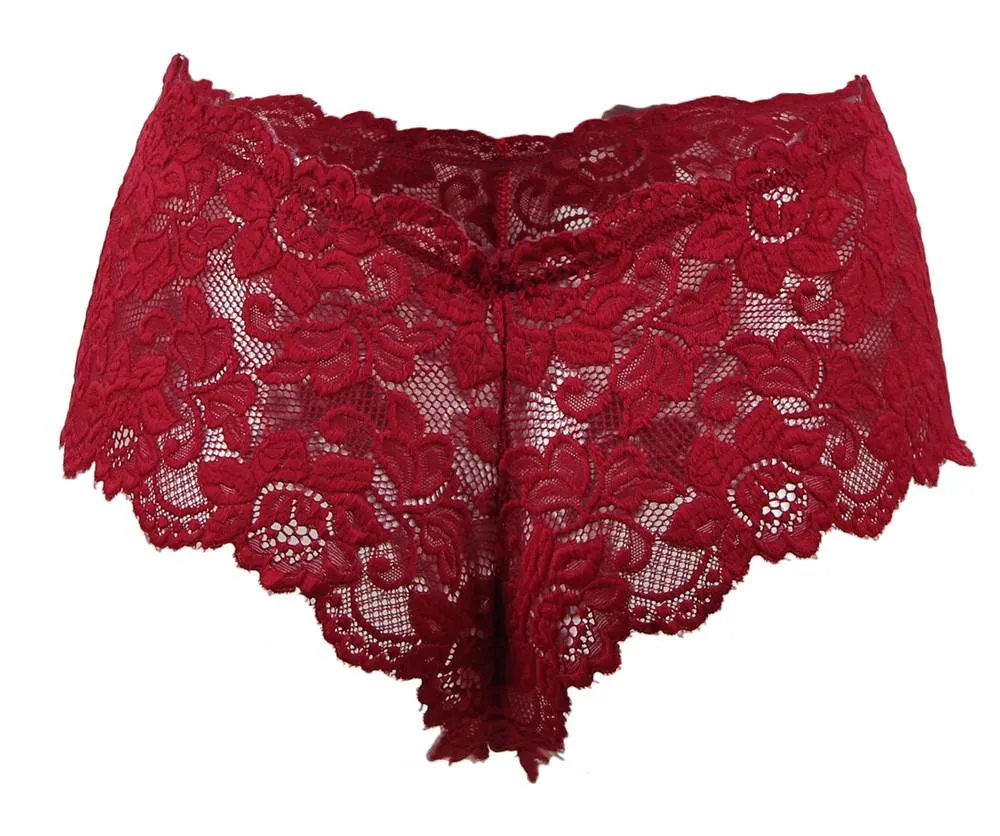 Nude Sexy Floral Lace Panty