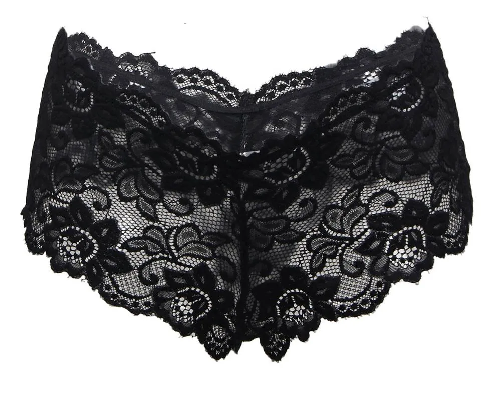 Nude Sexy Floral Lace Panty