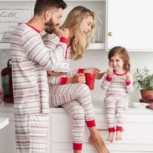 NWT fam Bundle NEW Matching Christmas Pajamas matching Lauren Conrad LC Jammies