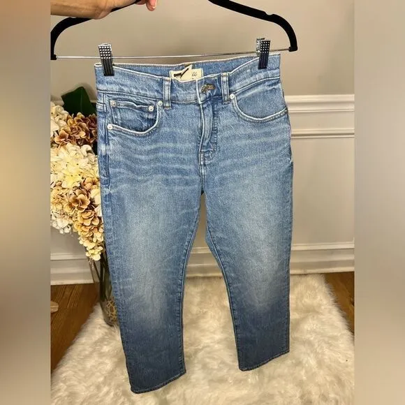 NWT Madewell The Petite '90s Straight Jean