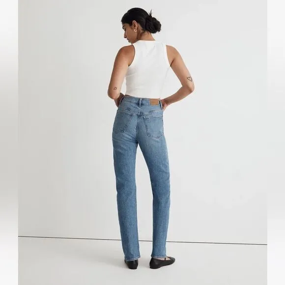 NWT Madewell The Petite '90s Straight Jean