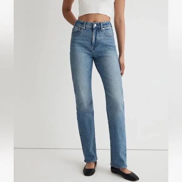 NWT Madewell The Petite '90s Straight Jean