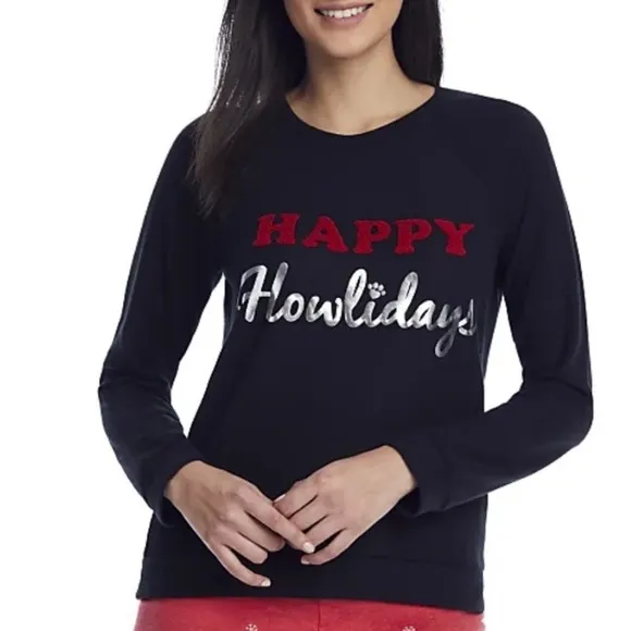 NWT PJ Salvage Set Happy Howlidays Dogs Pajamas
