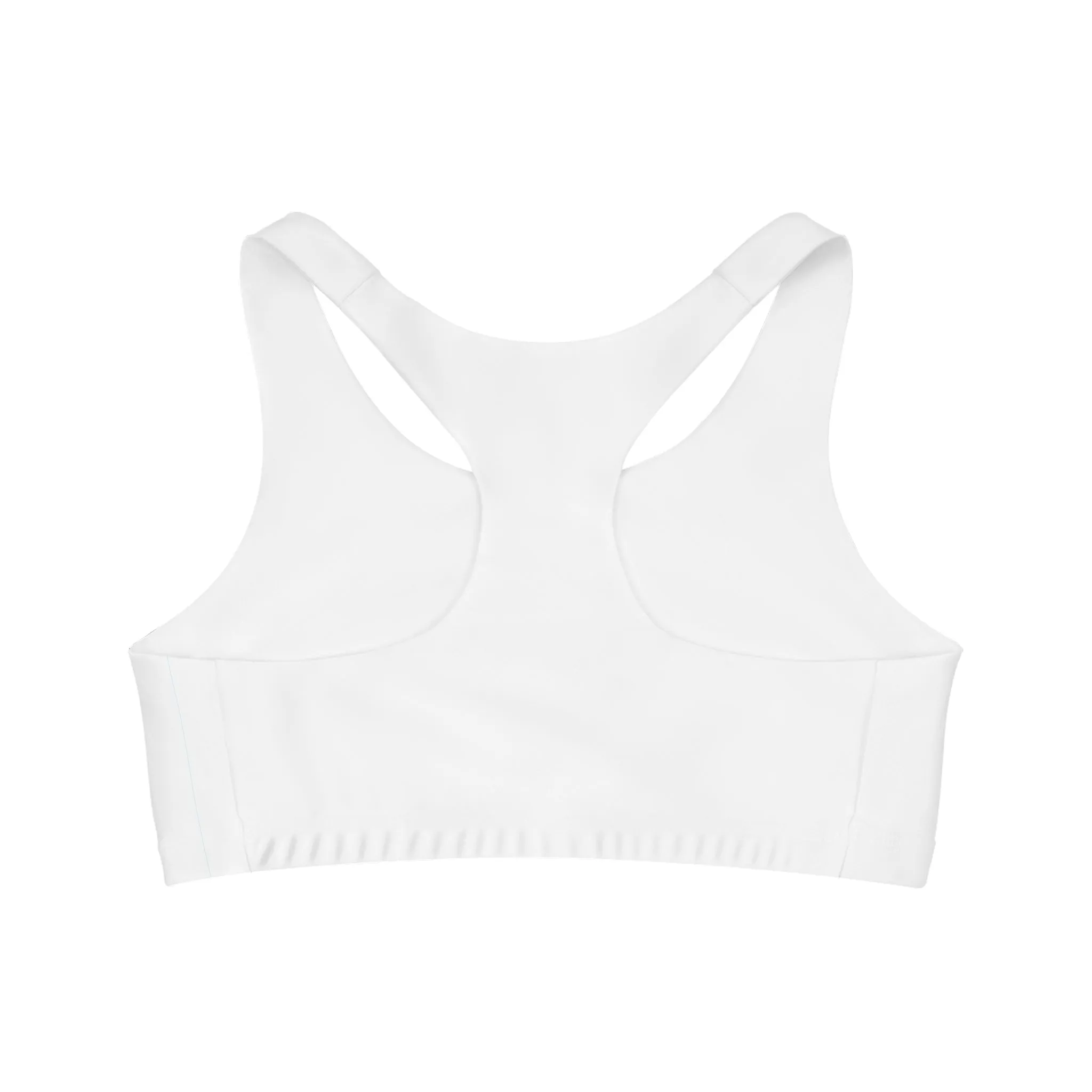 Ocean  White Seamless Sports Bra