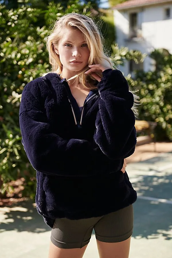 Off The Record Free People Hoodie - Blue