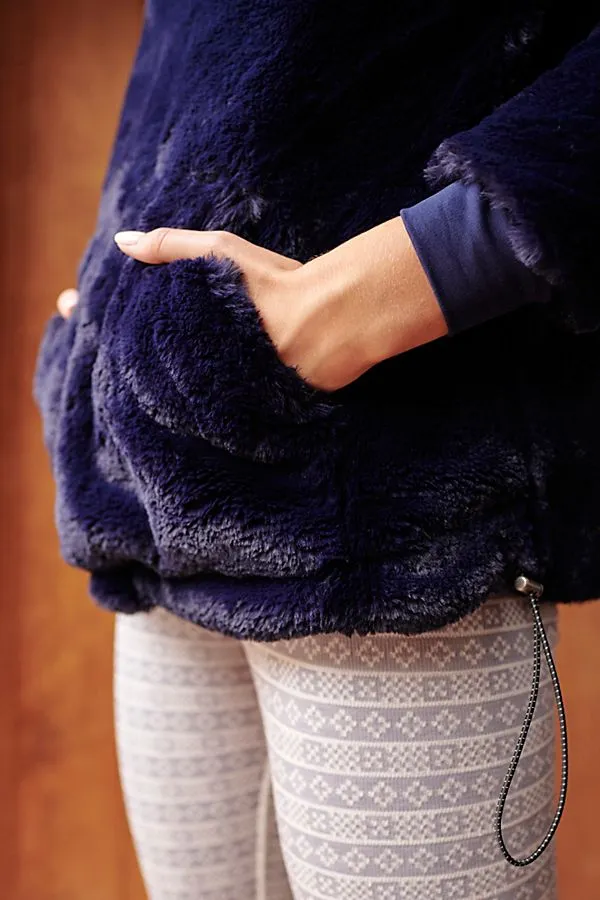 Off The Record Free People Hoodie - Blue