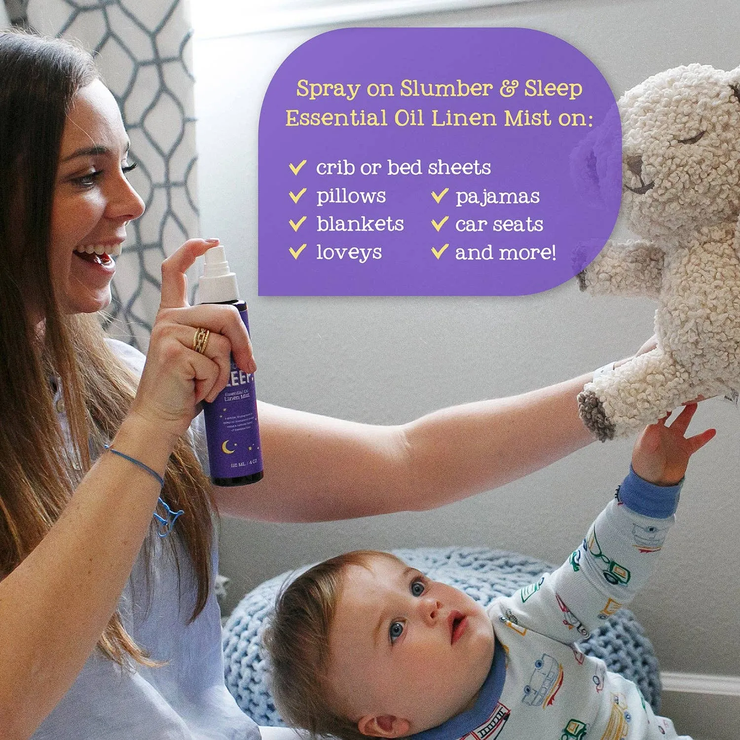 Oilogic Baby & Kid Solutions - Slumber & Sleep Essential Oil Linen Mist