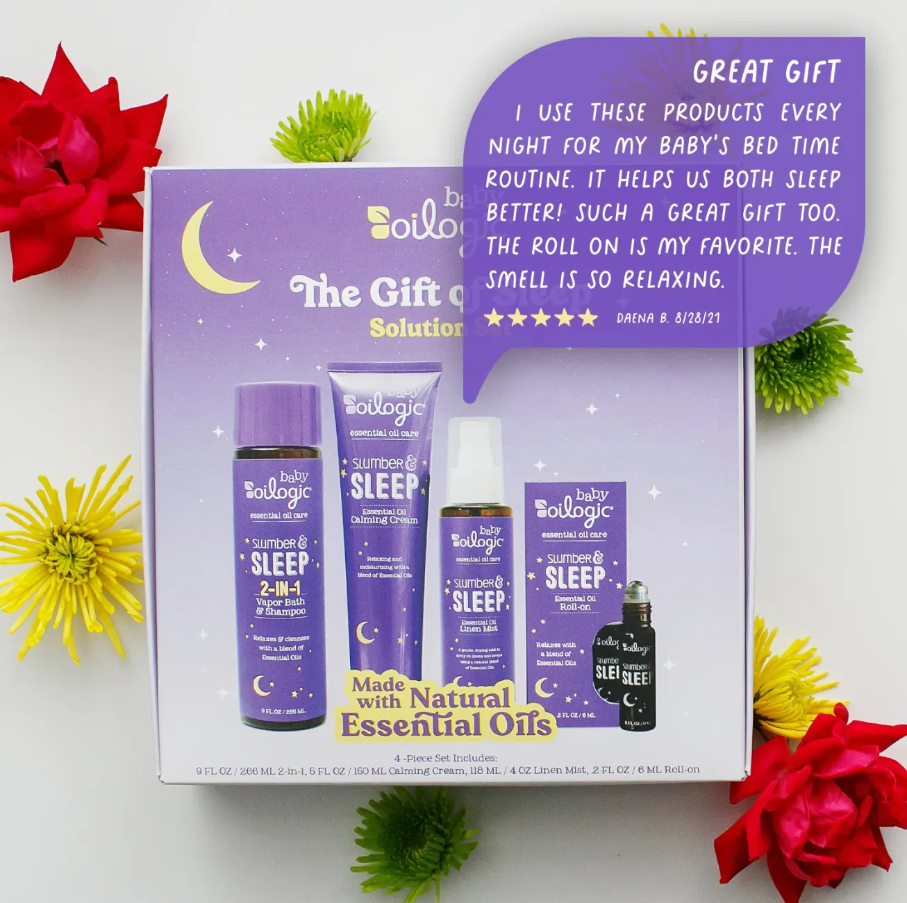 Oilogic Slumber & Sleep Gift Of Sleep Solutions Set - 4 Piece