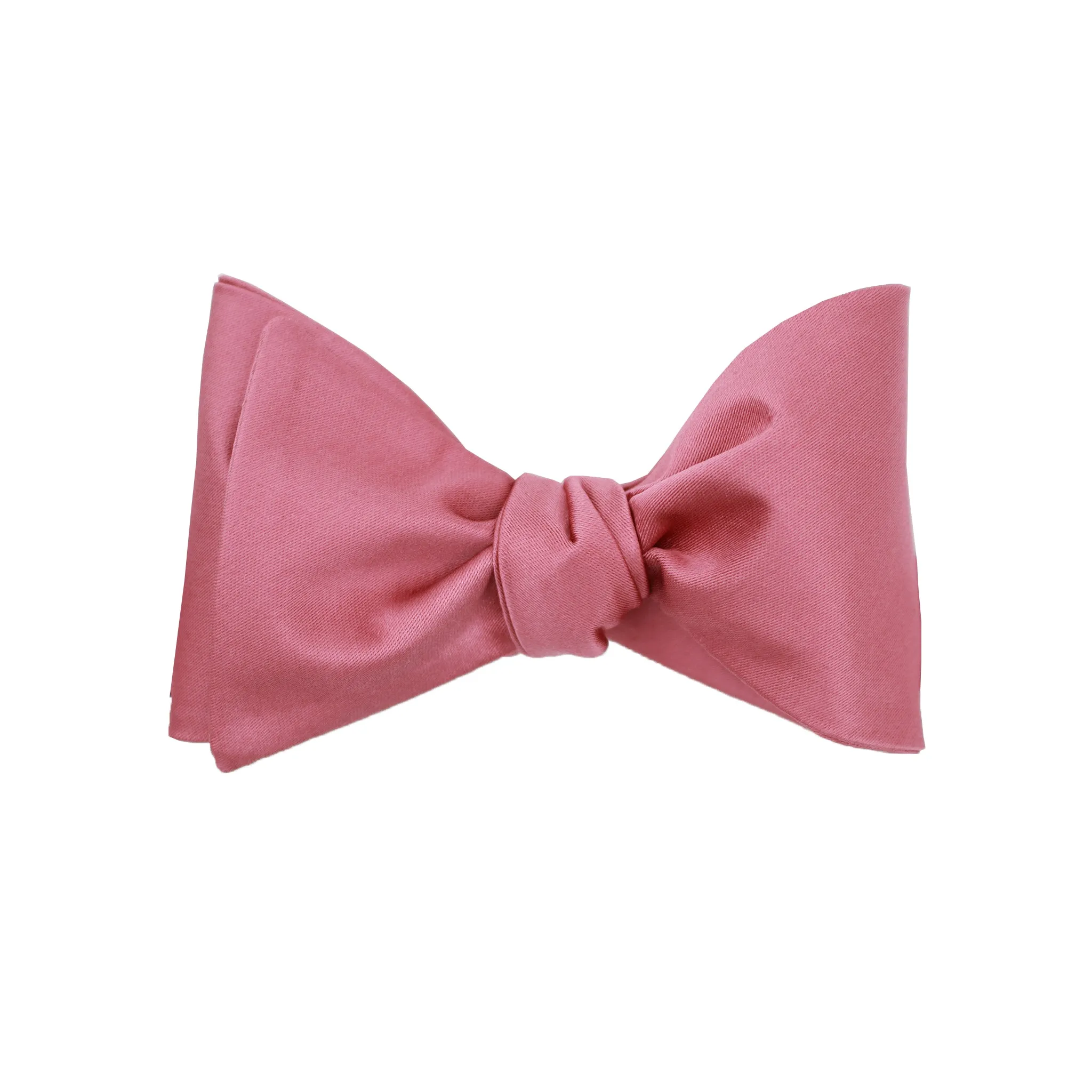 Old Rose Satin Self Tie Bow Tie