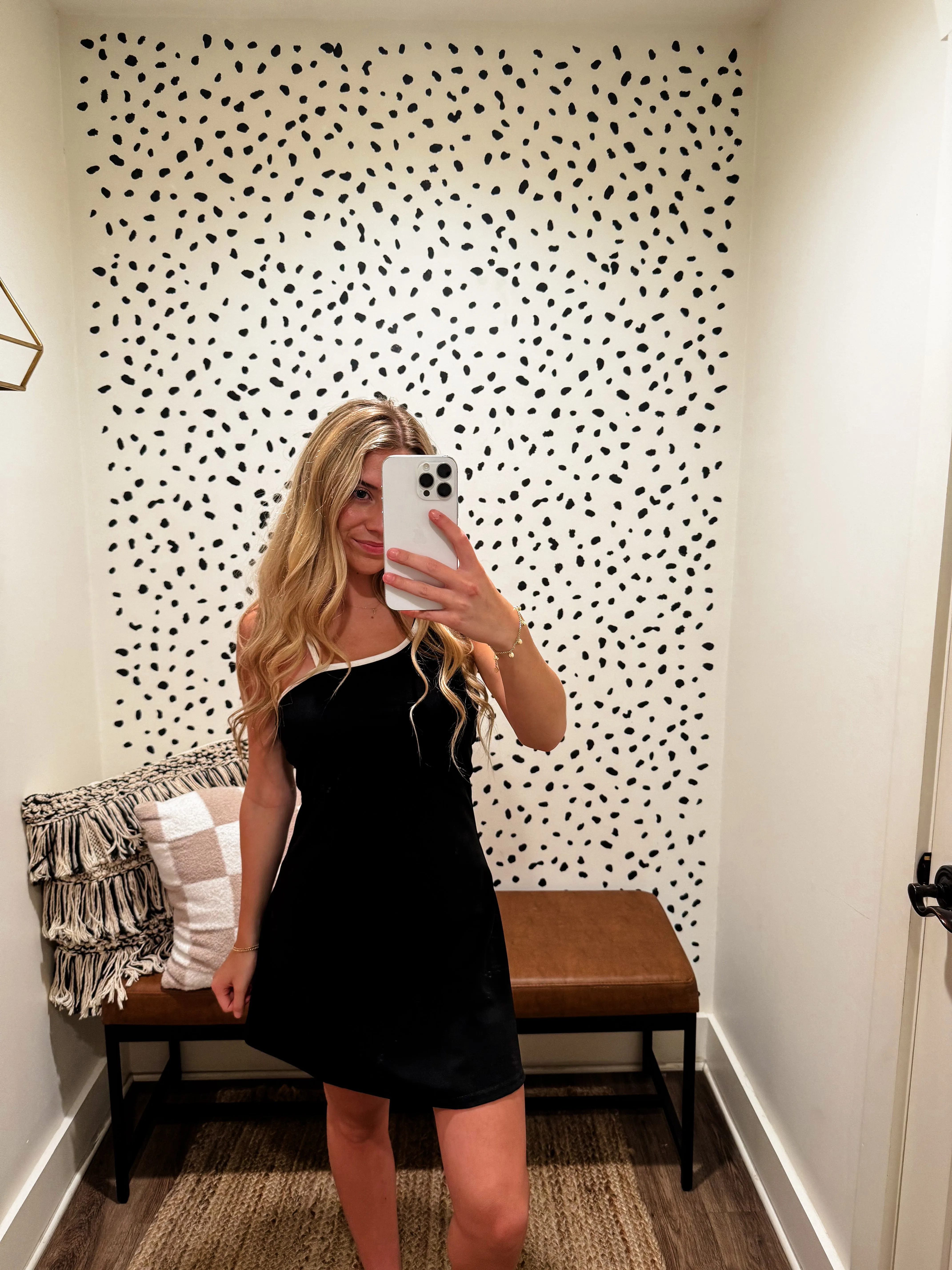 On the Move Athletic Dress-Black