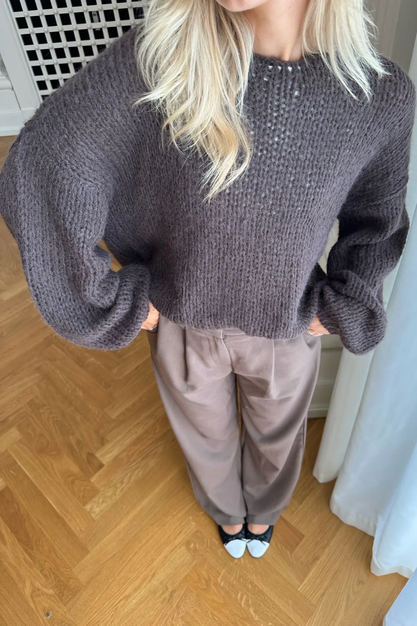 ONLNordic Strik - Chokolade Brun