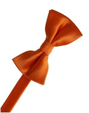 Orange Eternity Kids Bow Tie