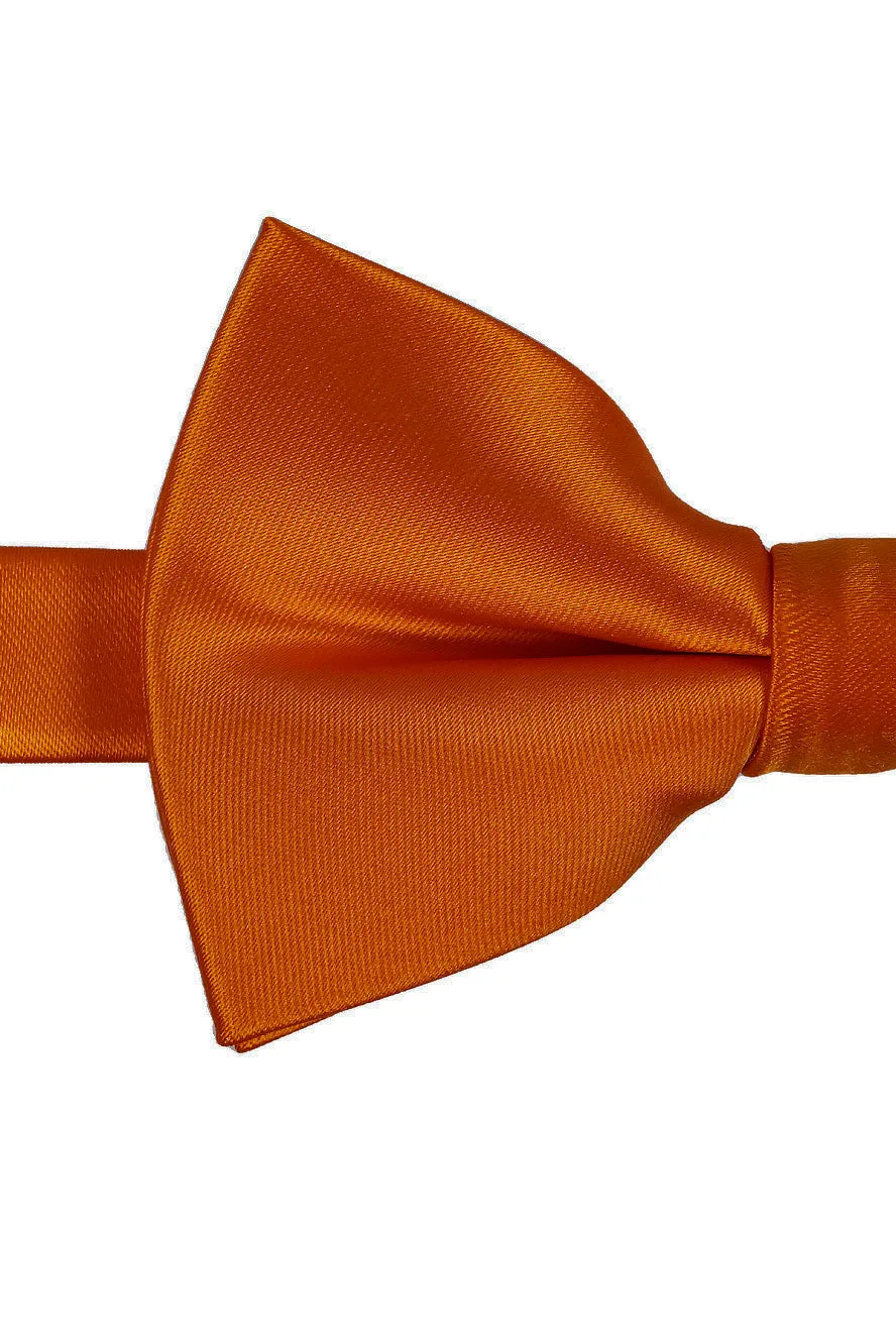 Orange Eternity Kids Bow Tie