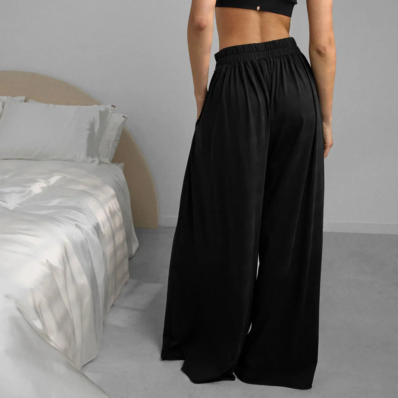 Organic Pima Wide Leg Pant