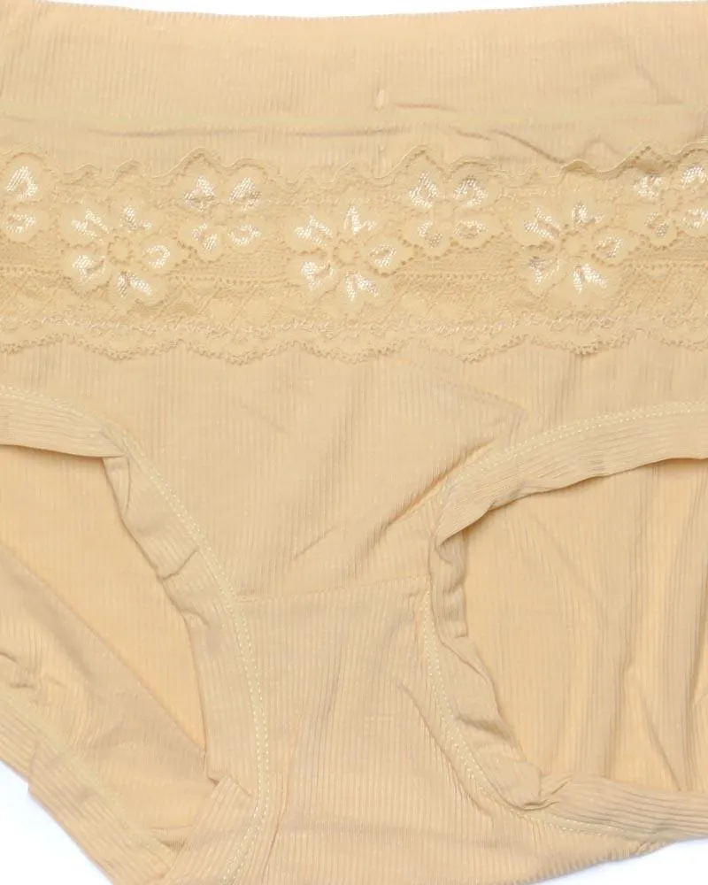 Pack of 2 Basic Soft Cotton Stretchable Panty FP-656 - Mix Colors