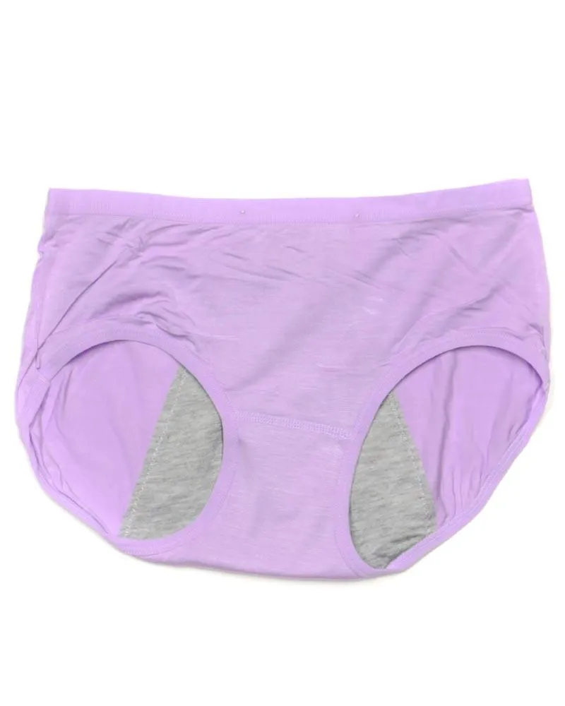 Pack Of 2 - Girls Briefs Cotton Periods Panty - Mix Colors