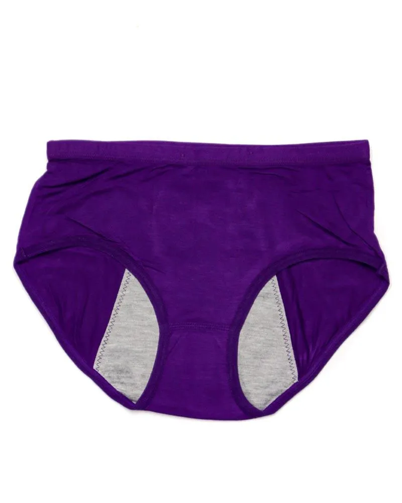 Pack Of 2 - Girls Briefs Cotton Periods Panty - Mix Colors