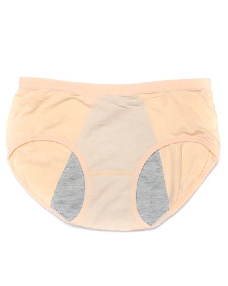 Pack Of 2 - Girls Briefs Cotton Periods Panty - Mix Colors