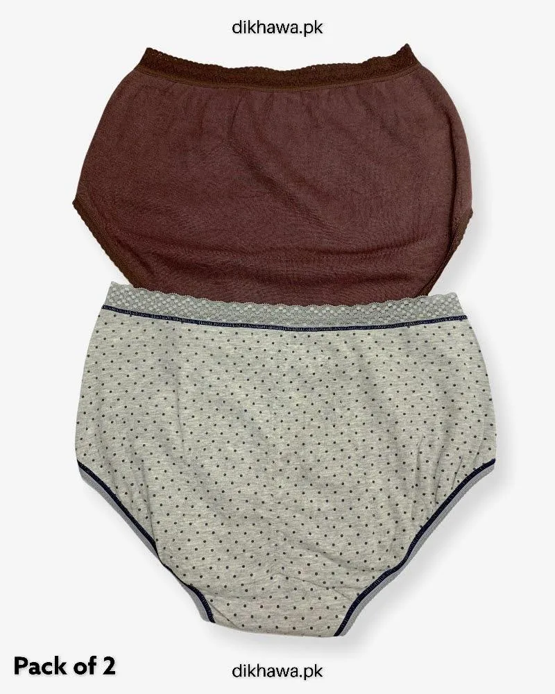 Pack of 2 Imported Stocklot Branded Net Panty Stretchable Net Panty 2021