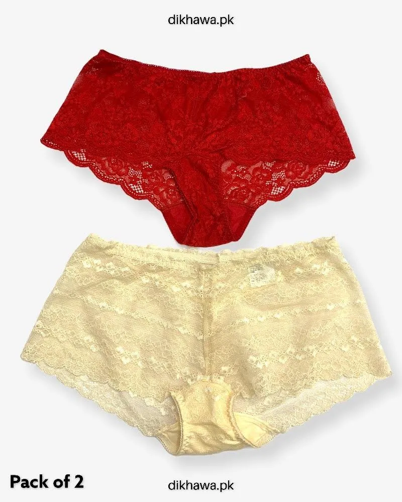 Pack of 2 Imported Stocklot Branded Net Panty Stretchable Net Panty 2021
