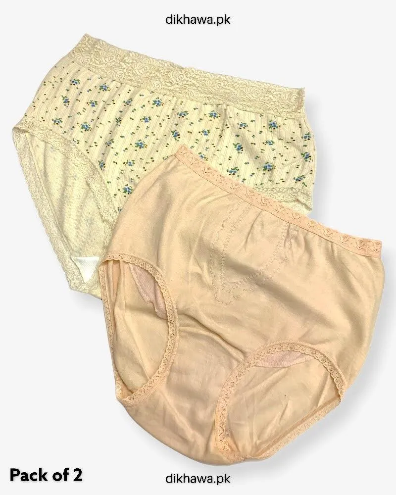Pack of 2 Imported Stocklot Branded Net Panty Stretchable Net Panty 2021