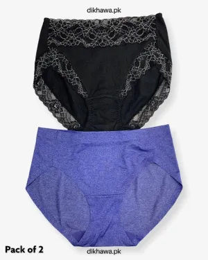 Pack of 2 Imported Stocklot Branded Net Panty Stretchable Net Stretchable Panty 2021