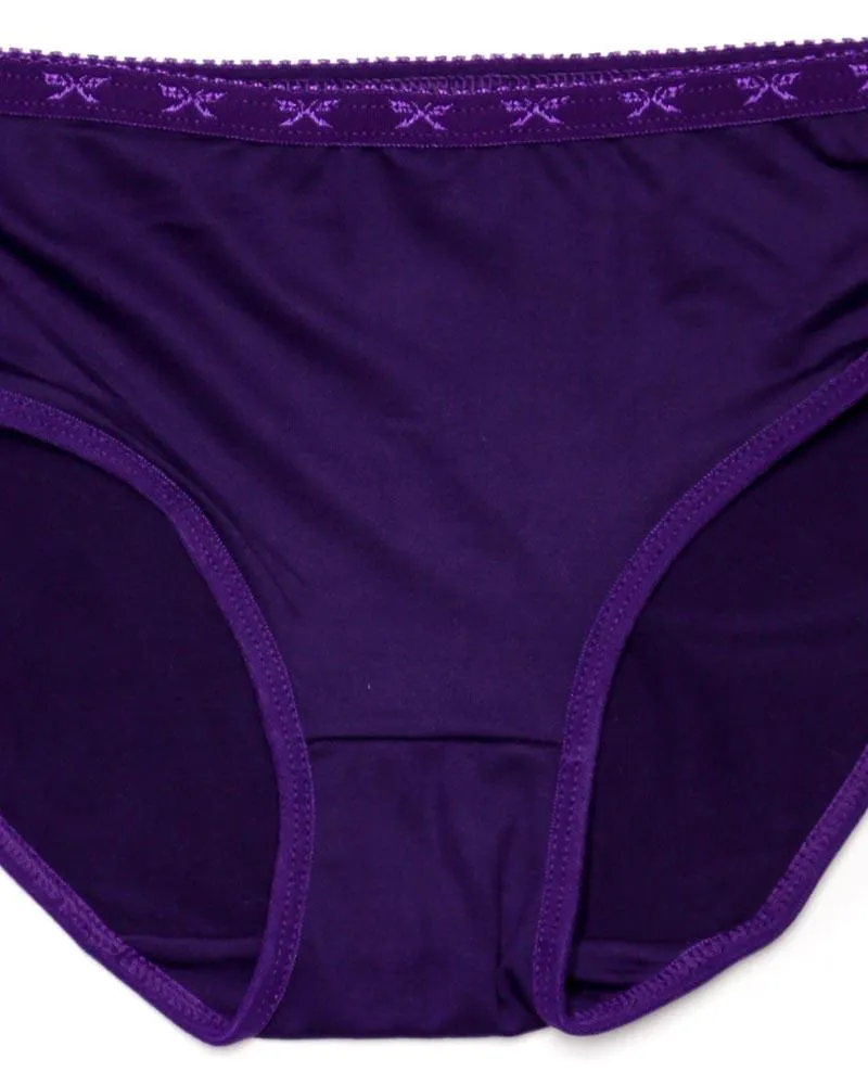 Pack of 3 Basic Soft Cotton Panty AN-336 - Mix Colors