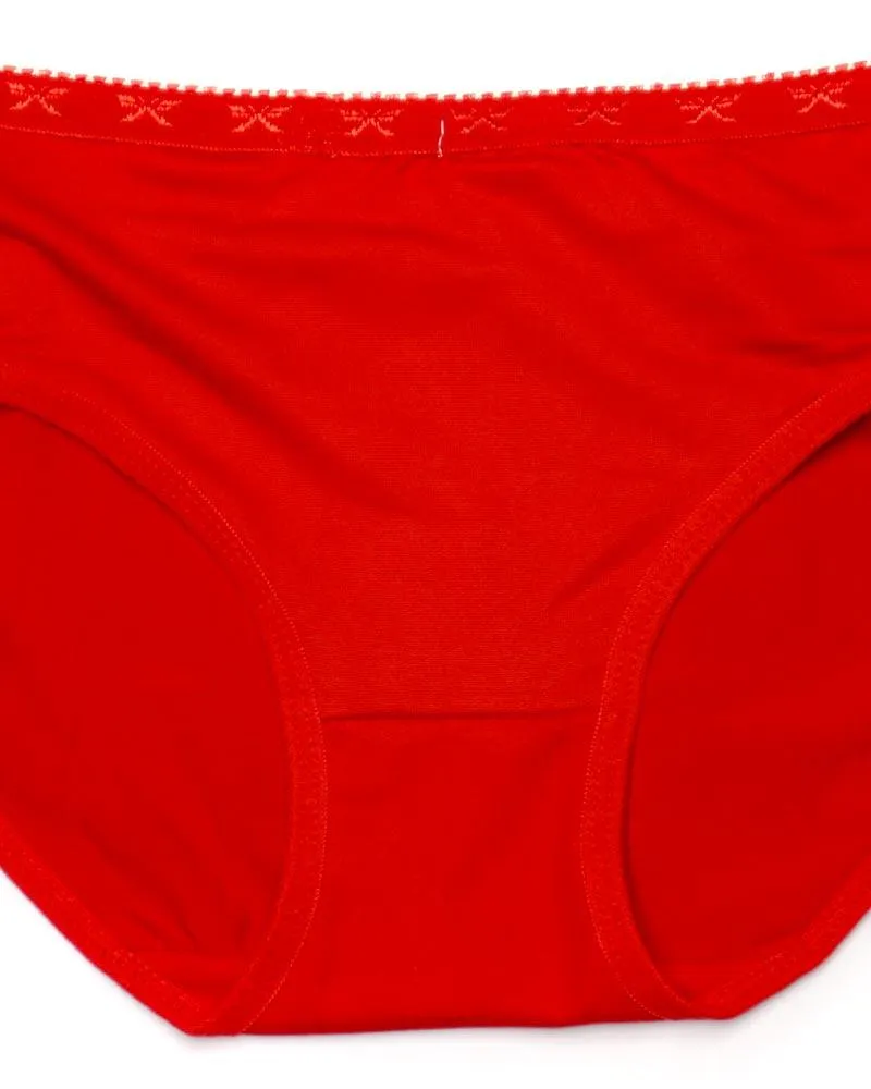 Pack of 3 Basic Soft Cotton Panty AN-336 - Mix Colors